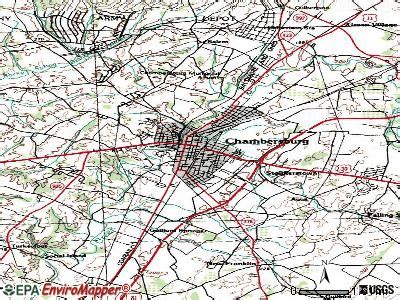 Chambersburg, Pennsylvania (PA 17201, 17202) profile: population, maps ...