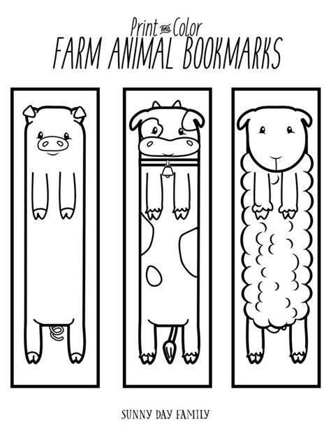 Free+Printable+Farm+Animal+Bookmarks+for+Kids+to+Color American+ExpressDinersDiscoverlogo ...