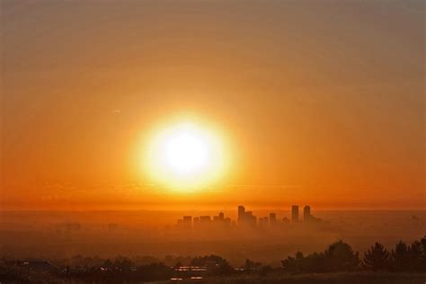 Denver Skyline, Sunrise | Michael Levine-Clark | Flickr