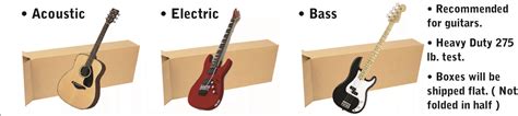 Guitar Shipping Boxes and More | eBay Stores