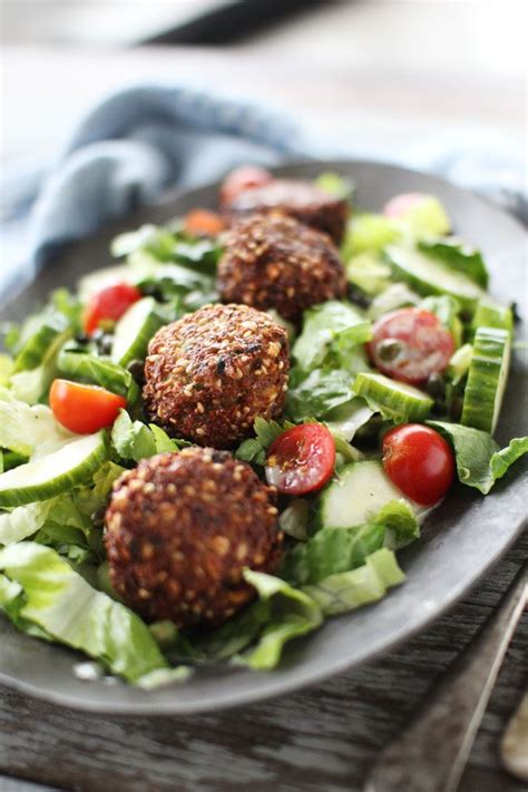 The Flourishing Foodie: Falafel Salad | Falafel salad, Healthy recipes ...