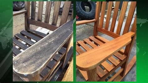 17+ Gorgeous Sandblasting Wooden Furniture Photos | Wooden garden chairs, Sandblasted wood ...