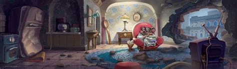 ARMAND SERRANO (ZOOTOPIA POST #5: RODENTIA APARTMENTS INTERIOR...)