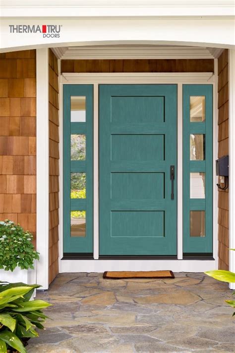 Fiberglass Entry Door Shaker Style - Glass Door Ideas