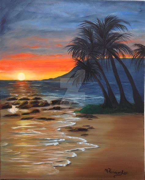 Tropical Sunset by Marilynpenn on DeviantArt