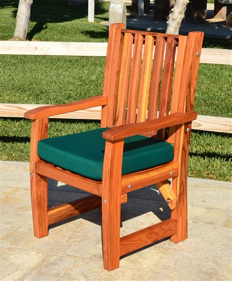 Chair Cushion - Wooden Chairs| Forever Redwood