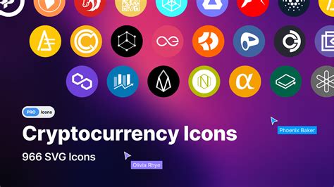 966 Cryptocurrency SVG Icons: The Ultimate Pack for Figma | Figma