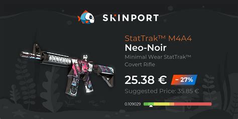 StatTrak™ M4A4 | Neo-Noir (Minimal Wear) - Counter-Strike 2 - Skinport