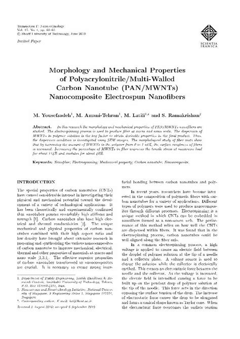 (PDF) Morphology and Mechanical Properties of Polyacrylonitrile ...