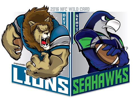 2016 NFC Wild Card | Football artwork, Nfl football art, Nfl logo