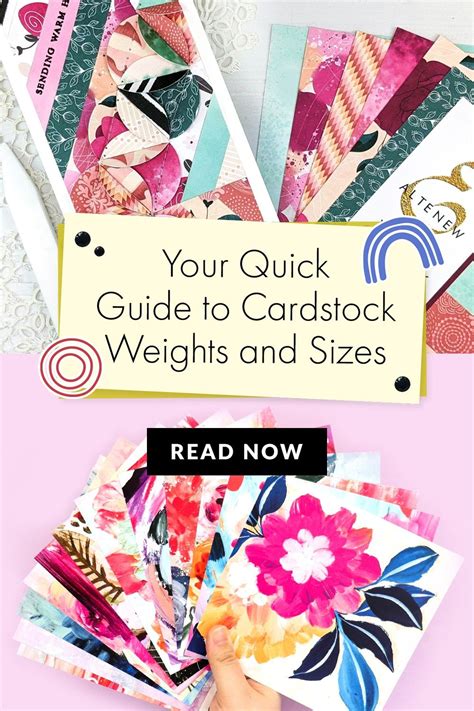 Your Quick Guide to Cardstock Weights and Sizes | Card stock, Paper ...