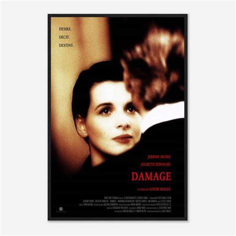 Damage Movie Poster, Damage (1992) Movie Poster for Gift - Citiesbox