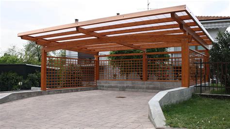 Tettoia auto in legno - Proverbio Outdoor Design