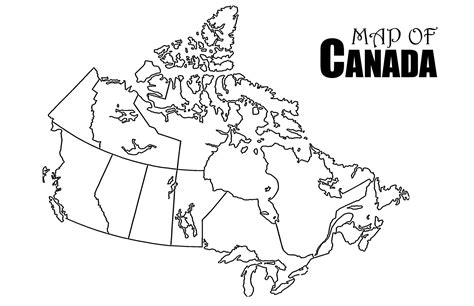 Map of Canada worksheet - Canada map worksheet (Northern America - Americas)