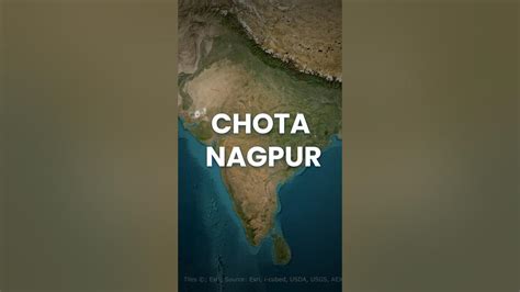 Chota Nagpur Plateau | Map through Animation #shorts #upscwallah #ias #upsc - YouTube