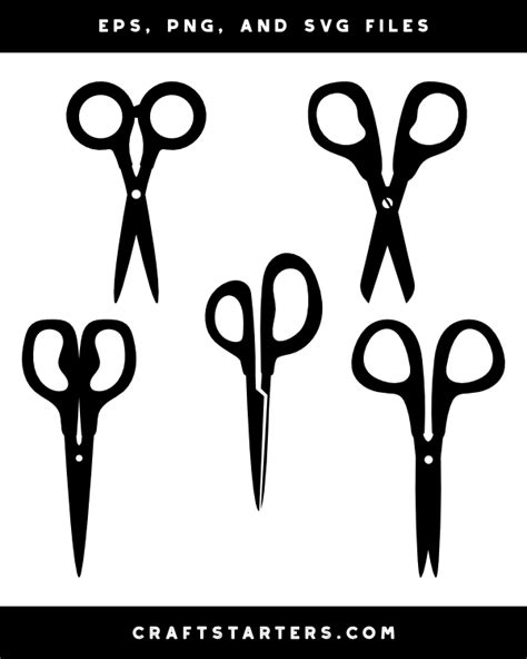 Scissors Silhouette Clip Art