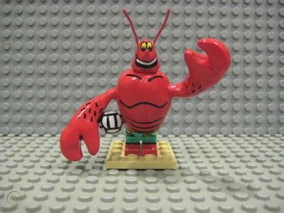 Custom LEGO Spongebob Larry the Lobster Minifig Minifigure Display ...