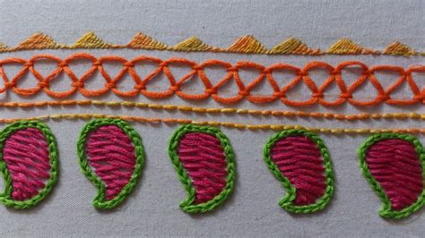 30+ Embroidery Designs For Sarees Border By Hand | Flex Imake