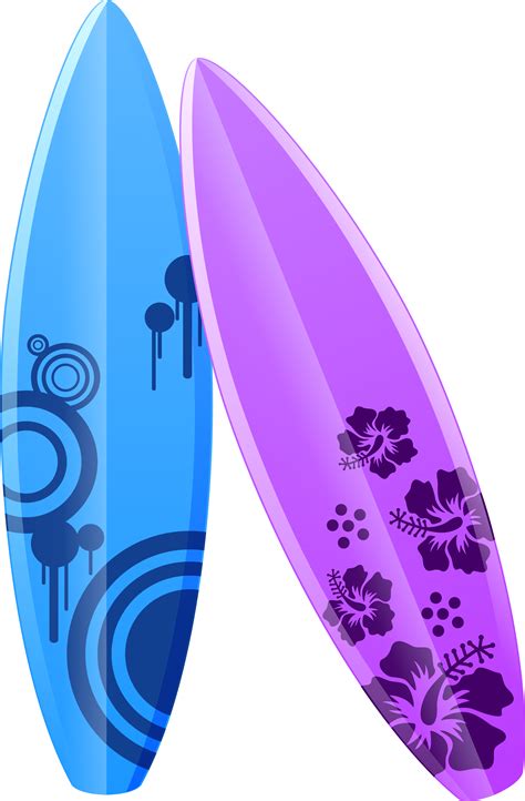 Surfboard Illustration - Purple cartoon surfboard png download - 3001*4575 - Free Transparent ...