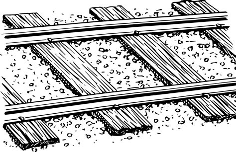 Free Black And White Railroad Tracks, Download Free Black And White Railroad Tracks png images ...