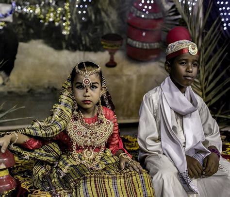 Two kids participate in a show at a nubian club celebrating nubian ...