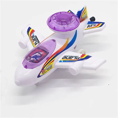 Classic Glowing Model Plane Pull Luminous Glow Airplane Aircraft Twinkle Children Toy Plane ...