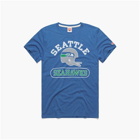 Seattle Seahawks Throwback Helmet | Retro Seattle Seahawks T-Shirt – HOMAGE