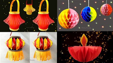 Diwali Decoration Ideas At Home / Art and Craft with Paper / Diwali ...