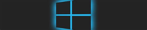 1920x400 Resolution Windows 10 Logo Blue Glow 1920x400 Resolution ...