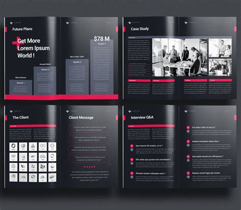 Company Profile Template Free - Unsell.Design | Blog Hồng