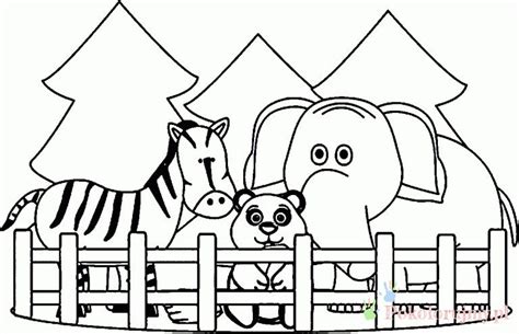 Zwierzęta ZOO – Kolorowanki dla dzieci - Kolorowanki do wydrukowania