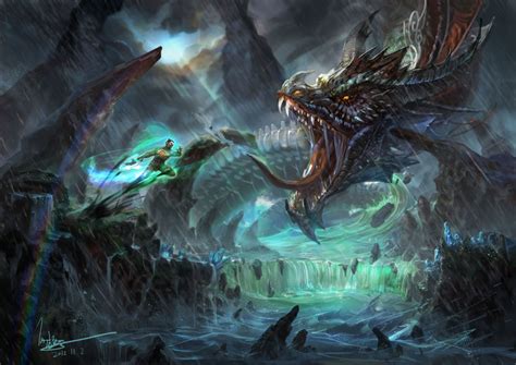 battles, Monsters, Fantasy, Dragon, Dragons, Warrior, Warriors ...