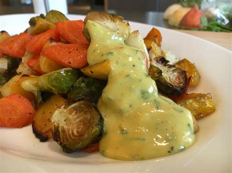 Roasted Root Vegetables with Herbed Aioli - Epicurean Exchange Culinary Education