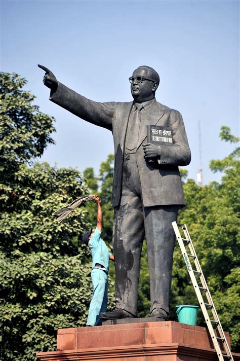 BR Ambedkar's statue vandalised in Punjab; triggers of protest | Latest News & Updates at Daily ...