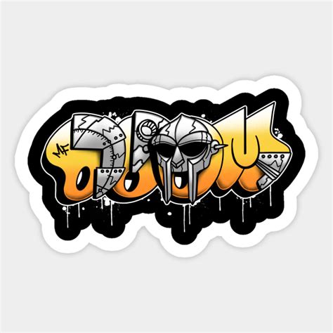 Legend graffiti mf doom - Mf Doom - Sticker | TeePublic