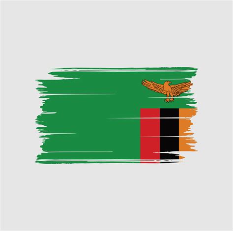 Zambia Flag Brush. National Flag 7156720 Vector Art at Vecteezy