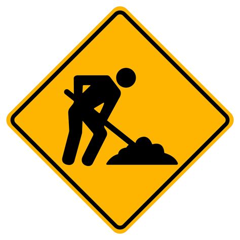 Construction Road Sign