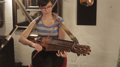 First tune on my new nyckelharpa, built by Hasse Gille - YouTube