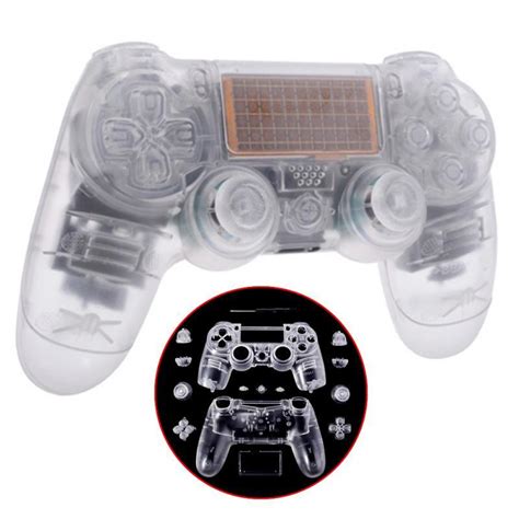 Buy Full Set Transparent Clear Replacement Housing Shell For PS4 ...