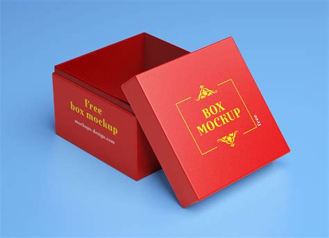 Free Gift / Storage Box Packaging Mockup PSD - Good Mockups