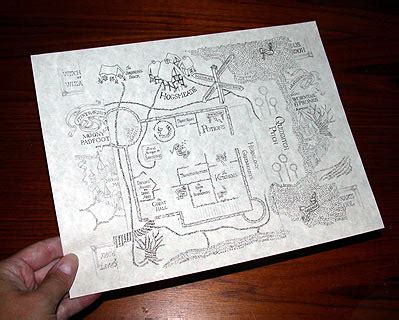 Year Six at Hogwarts - The Marauders' Map