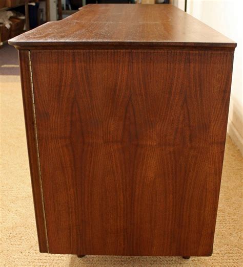 Mid-Century Danish Modern 2-Door Walnut Credenza For Sale at 1stDibs