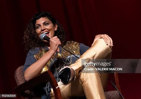 Comedian Nawell Madani speaks onstage during the Colcoa French Film... News Photo - Getty Images