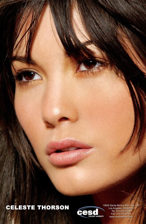 Eurasian ~ Celeste Thorson | Asian american actresses, American actress, Face framing