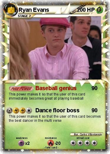 Pokémon Ryan Evans - Baseball genius - My Pokemon Card