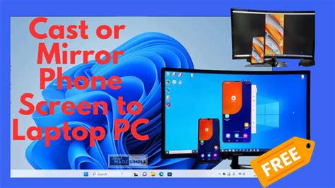 How To CAST / MIRROR Android Mobile Phone Screen to PC Laptop for Free Connect Phone to PC ...