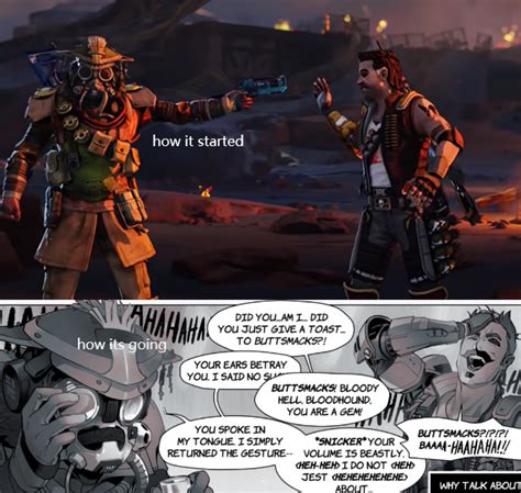 bloodhound and fuse are adorable 'w' : r/apexlegends