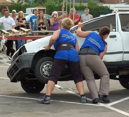 strong woman lifting a car | I AM ♀ | Pinterest | Lifted cars and Women lifting