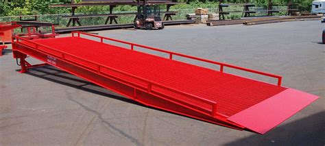 Ground to Dock Ramps - Portable Steel Warehouse Dock Ramps