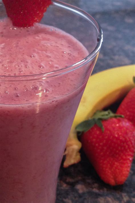 Strawberry Banana Protein Shake Recipe - The Protein Chef